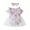 White, variant on XBASW Infant Baby Girls Tie-Dye Romper Dress with Headband Sets Summers Party Tutu Bodysuit Outfits 0-18 Months