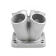 thumbnail image 2 of New High Quality Cast 4-Hole Flange Base 4-1 Cylinder Manifold Joint for T3 T4 Turbine Car Modificat, 2 of 5