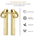 thumbnail image 3 of unbranded 2Jgo Accesorios Para Reparación De Abanicos Con Rivetes Y Tuercas De Acero Inoxidable Dorado, 3 of 6