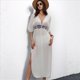 thumbnail image 4 of Vestido Floral Bordado para Mujer, , Corte Holgado, Escote en V L, 4 of 10