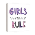 thumbnail image 2 of Creative Products Girls Totally Rule 11x14 Canvas Wall Art, 2 of 5