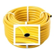 Yellow Garden Hose Pipe - 50 Metre Reinforced Anti-kink Water Hosepipe Watering