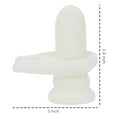 thumbnail image 3 of IBA Indianbeautifulart Hindu God Shiva Lingam Statue For Puja Natural Stone Marble Lingam Portable Perfect For Traveling, 3 of 6