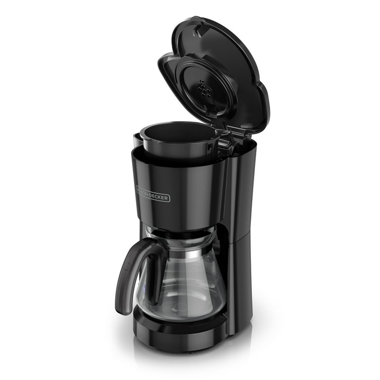 Living Solutions 5 Cup Coffee Maker Black
