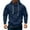 Navy, variant on Xzbqbs Mens Tactical Hoodies Casual Slim Fit Drawstring Workwear Hoodie Pullover Lightweight Training Workout Outdoor Sweatshirts