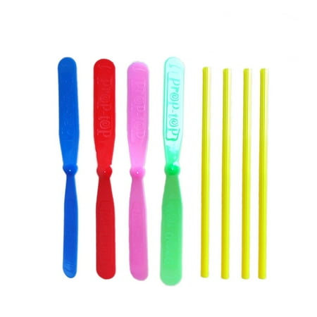 

A Pack of 12pcs Flying Fairy Children S New Exotic Toys Bamboo Dragonfly Rotating Flywheel Toys Parent-child Interaction And Recollection of Childhood