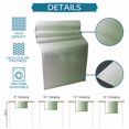 thumbnail image 6 of Burlap Table Runner 36 Inches Long,Spring Gradient Simplistic Non-Slip Kitchen Table Runners for Dining Room Everyday Use Party Table Decorations Simple Sage Green White Ombre, 6 of 9