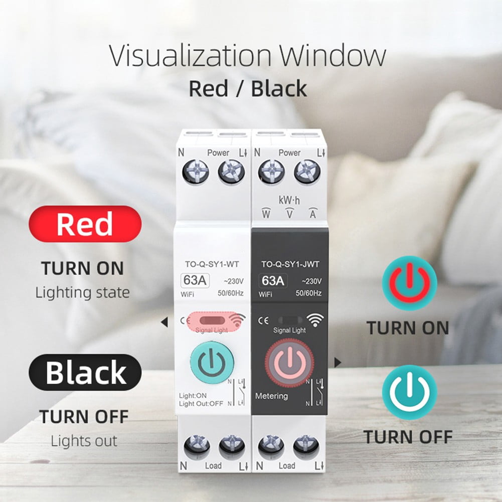 Electrical Management Din Rail Switch App Integration High-Power Devices
