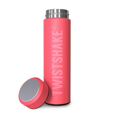 Twistshake Hot or Cold Bottle 420ml/14oz Peach - Dreamcatcher