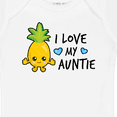 thumbnail image 4 of Inktastic I Love My Auntie with Pineapple Boys Baby Bodysuit, 4 of 5