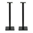 thumbnail image 1 of Fluance Floor Speaker Stands for Surround Sound and Bookshelf Speakers with Solid Construction, Adjustable Floor Spikes, Rubber Isolation Feet, Cable Management, Square Base - Matte Black/Pair (SS05S), 1 of 8