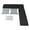 Black, variant on Pemberly Row 5 Piece Polyester Cushion/Pillow Set for Nook in Beige