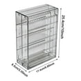 thumbnail image 7 of Segolike Jewelry Organizer Showing Rack Large Capacity Dustproof Multifunction Display Stand Earring Holder for Store Home Decor Clear, 7 of 7