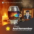 thumbnail image 4 of Yatskia Cross with Rainbow Mini Cremation Burial Urns for Human Ashes Adult Man, Little Memorial Keepsake Urn for Ashes for Women, (Monar Pack of 1, 3 Inch), 4 of 8