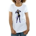 thumbnail image 3 of DC Comics T-Shirt en Coton pour Femmes Catwoman Pose Heureuse, 3 of 5