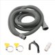 thumbnail image 2 of Juego de ExtensióN Manguera DesagüE Lavadora Universal 10 Pies, Incluye Conector Soporte y Abrazaderas Mangueras Drenaje, 2 of 5