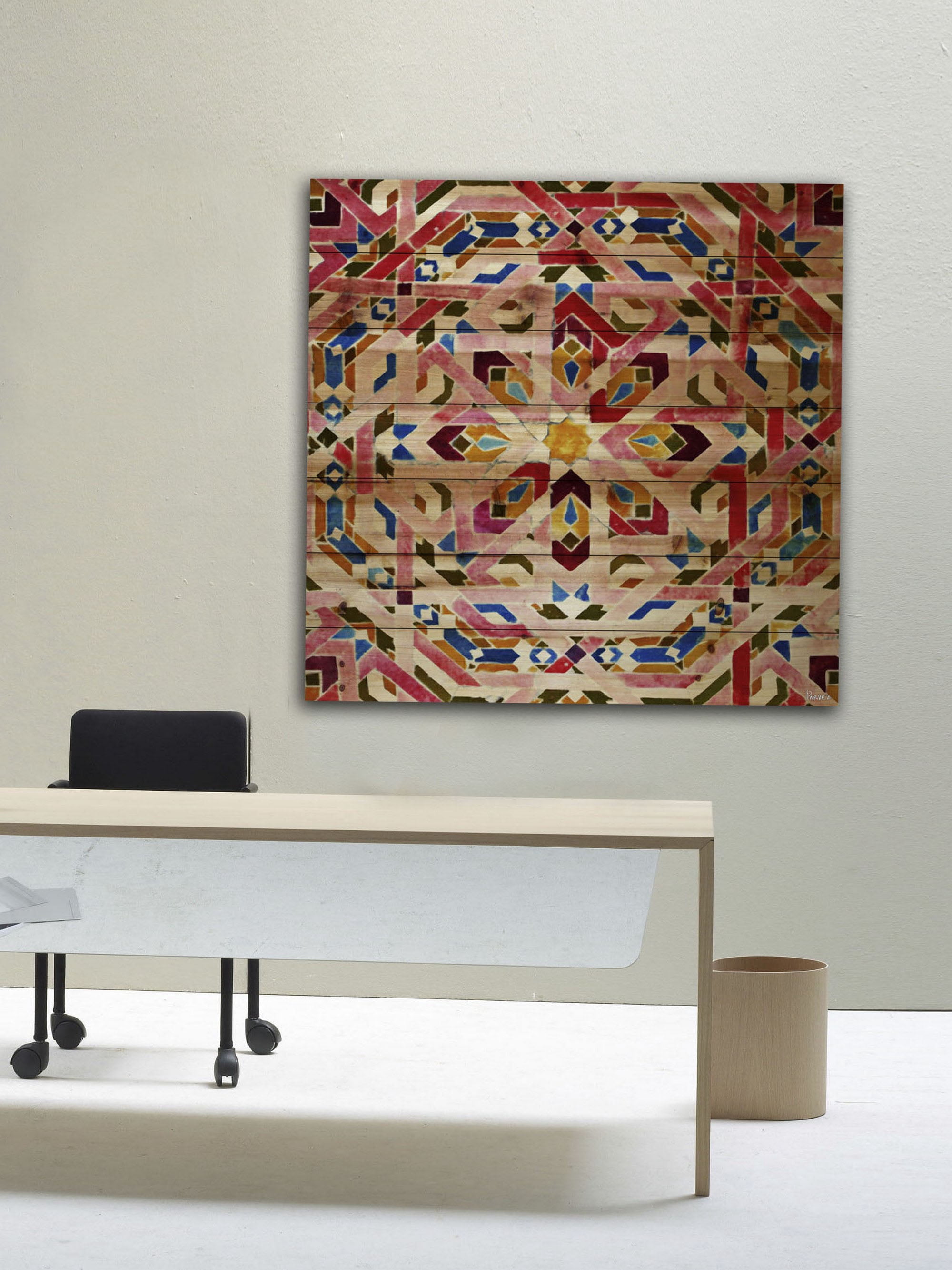 Parvez Taj Farnatchi Pinewood Wall Art, 48" x 48"