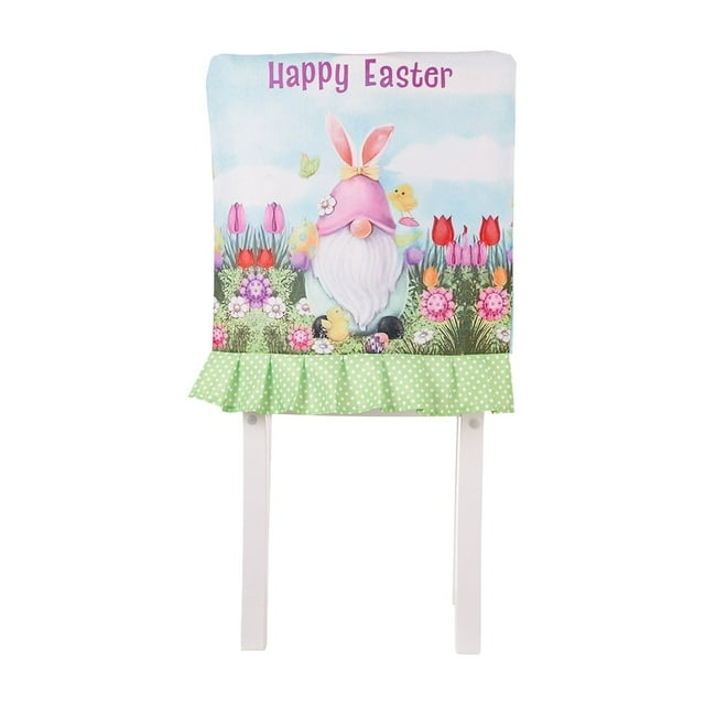 WWW Sale Clearance 2025 Furniture Protection Easter Dining Chair Covers Spring Watercolor Bunnies Stretch Washable Removable Dining Chair Slipcovers Protector For Living Hotel Restaurant Banquet