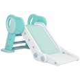 thumbnail image 1 of Qaba Toddler Slide Indoor, Foldable Kids Slide for 1.5-3 Years Old, Green, 1 of 10