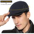 thumbnail image 3 of HSHDLDF Casquette Homme Newboy Hiver Coton Bonnet Bonnet Bonnet Plat, 3 of 7