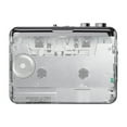 thumbnail image 1 of ezcap218PT Transparent Portable Cassette Player with Auto Reverse - Convert Tapes to MP3, Includes Editing Software, Headphones & USB Cable - Operates via 2 AA Batteries or USB Power (Batteries Not, 1 of 4