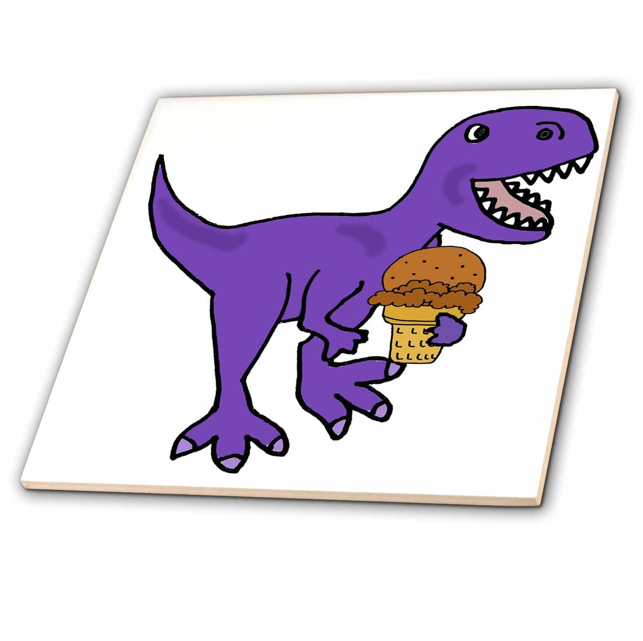dinosaur with cone on head