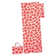 thumbnail image 2 of Funda para silla de playa, funda para tumbona, suave, a rayas, práctica toalla portátil rojo, 2 of 8