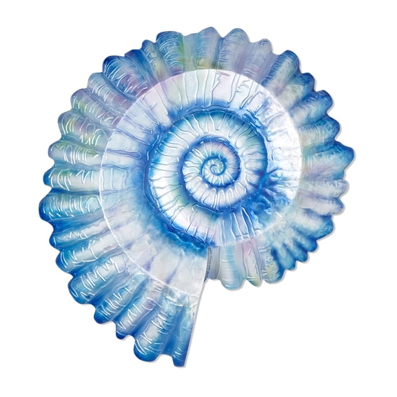 Eangee Spiral Shell Wall Decor Sea Blue
