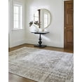 thumbnail image 3 of Hauteloom Ameya Living Room, Bedroom Area Rug - Traditional - Cream, Light Brown, Dark Brown - 6'7" Square, 3 of 9