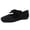 Black -AA01, variant on Domzle Mary Jane Shoes Womens Pointed Toe Ballet Flats Dressy Comfortable Knit Washable Casual Business Work Dress Shoes White