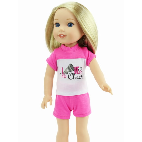 Love Cheer Pant Set For 14 Inch Dolls