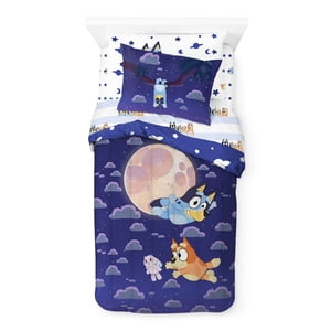 BBC Bluey 5-Piece Twin Bed Set With Sham, Microfiber