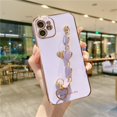 thumbnail image 1 of Funda de teléfono con corazón de amor para iPhone, carcasa galvanizada con correa de muñeca a prueba de golpes para modelos 11, 12, 13, 14 Pro Max, XS Max, XR, X, 8, 7 Plus, 11Pro Fivean unisex, 1 of 2