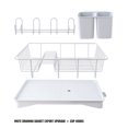 thumbnail image 2 of Rejilla de secado de cuencos de doble capa, escurridor de platos de Metal, ahorro de espacio para taza, plato y cuenco DQrwqpou  Libre de BPA, 2 of 3