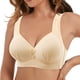 thumbnail image 2 of Gibobby Sujetador cómodo para mujer de edad y ancianas, grande, sin anillo de, cómodo, transpirable, con espalda Brasier sin varillas para mujer(Beige,36), 2 of 3