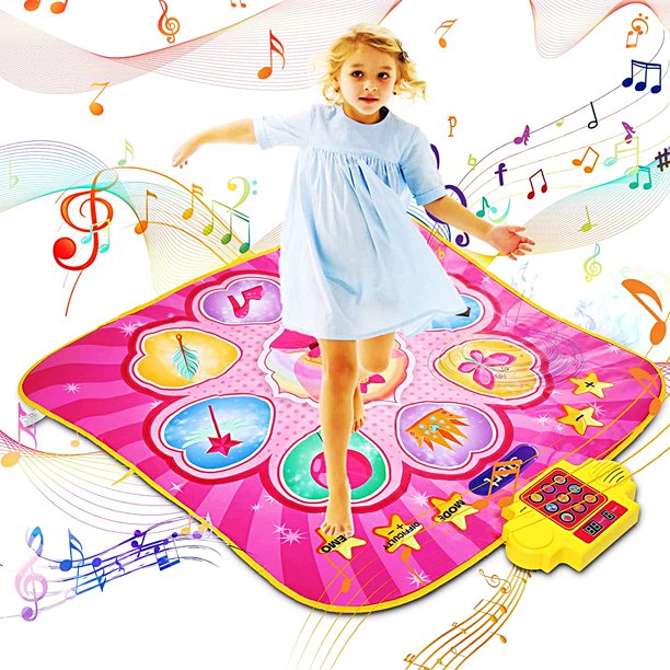 AGNEVE Dance Mat for Kids Musical Floor 8 Modes Electronic Dance Play Game for 38 Year Old Baby