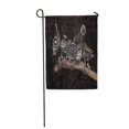 thumbnail image 1 of JSDART Drapeau de Jardin Abstrait Steampunk Sauteuse Compilation Mécanique Auto Automobile Roue Libre Bannière Décorative Maison 28x40 Pouces, 1 of 1