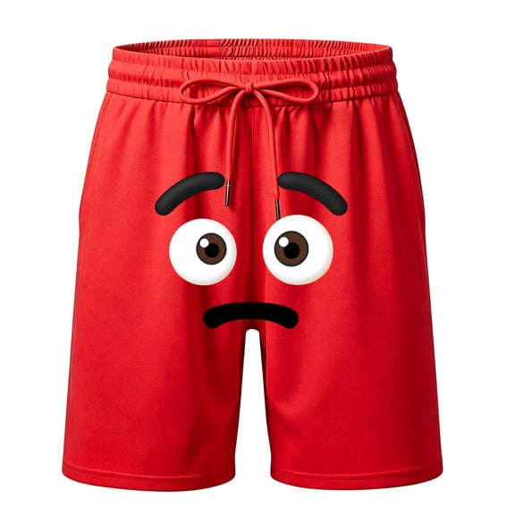 Bobifish Little Boys Swim Shorts Drawstring Funny Graphic Printed Swim Trunks Loose Fit Children Boys Summer Beach Swimwear