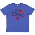 thumbnail image 3 of Inktastic Lil Miss Love Bug with Lady Bug and Hearts Youth T-Shirt, 3 of 5