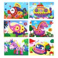 thumbnail image 2 of Mosaico de cristal 3D pegatina artística de princesa y mariposas juego Ehuebsd artesanal, 2 of 6