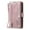 Rosegold, variant on Dteck Wallet Case for Samsung Galaxy A56 5G, Shockproof Zipper Wallet Pocket 9 Card Holder Slots Handbag Case Magnetic Closure Kickstand with Wrist Strap TPU Flip Cover,Winered