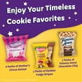 thumbnail image 4 of 2 Pack Assorted Cookie Classics Variety Pack - Mother’s Circus, Keebler Fudge Stripes & Famous Amos, 20 Pouch Box, 20 oz, 4 of 5