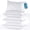White-Standard (Pack of 4), variant on Pillows Queen Size For Sleeping Soft And Supportive Bed Pillow With Down Alternative Filling Side Sleepers Hotel Collection