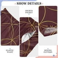 thumbnail image 6 of FORMRS Boys Pajama Pants with Pockets Size 13-14Y Kids Lounge Sleep Bottoms, Circular Gold Pattern, 6 of 8