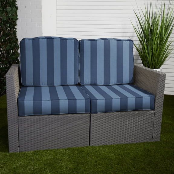 Sorra Home Preview Capri Indoor/Outdoor Deep Seating Loveseat Cushion Set