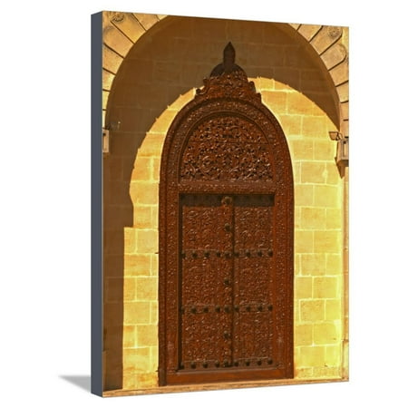 Saint Julien Medoc Entrance to Winery at Cos d'Estournel, Oriental Style, Saint St. Estephe, Medoc, Bordeaux, France Stretched Canvas Print Wall Art By Per Karlsson ()