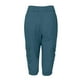 thumbnail image 4 of WILLBEST Pantalones Casuales para Mujer, Cintura Elástica, Bolsillos, Color Liso, para el Trabajo Diario. Grande, 4 of 4