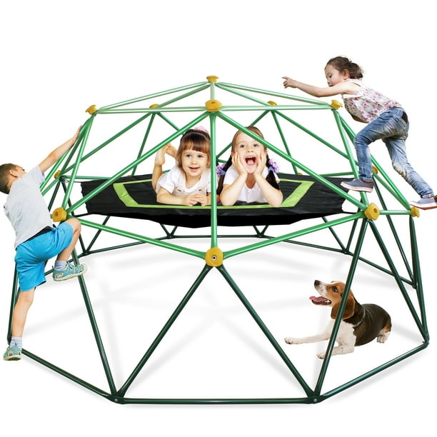 SMkidsport 10 FT Climbing Dome for Kids, AntiRust and UVResistant