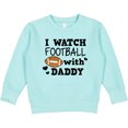 thumbnail image 2 of Inktastic I Watch Football with My Daddy Toddler Sweatshirt, 2 of 4
