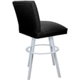 thumbnail image 2 of Swivel Metal Extra Tall Stool Sommerville 34" Seat - Black Vinyl - White, 2 of 4